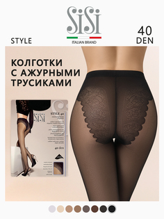 Колготки женские Sisi STYLE черные 5 (XL)