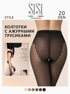 Колготки женские Sisi STYLE черные 5 (XL)