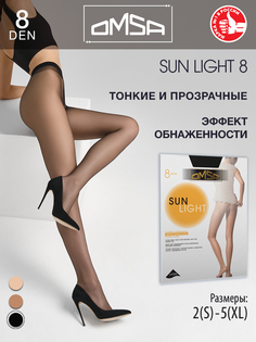 Колготки женские Omsa SUN LIGHT 18 черные 4 (L)