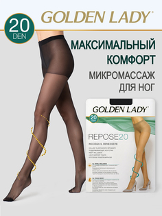 Колготки женские Golden Lady REPOSE 20 черные 5 (XL)