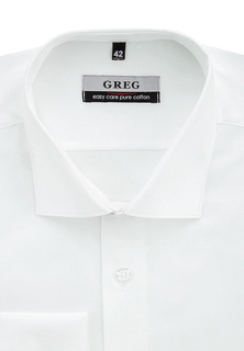Рубашка мужская Greg 113/191/6077/Z белая 43