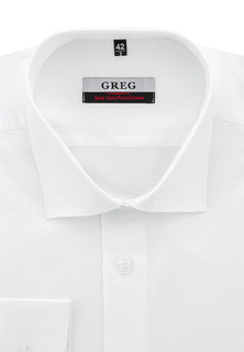 Рубашка мужская Greg 113/131/6001/Z_GB белая 43