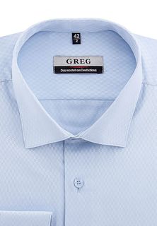 Рубашка мужская Greg 203/199/1170/Z_GB голубая 40