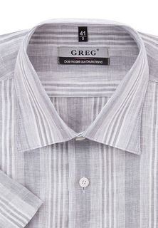 Рубашка мужская Greg 131/301/L/Z серая 39