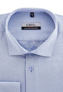 Рубашка мужская Greg 223/199/1170/Z_GB голубая 38