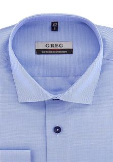 Рубашка мужская Greg 214/139/395/Z голубая 38