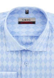 Рубашка мужская Greg 223/191/461/Z голубая 39