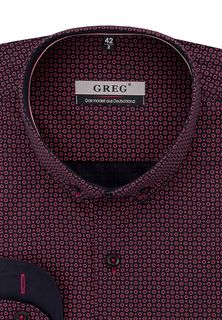 Рубашка мужская Greg 263/139/1241/Z/b/1 синяя 39