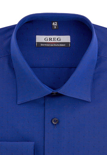 Рубашка мужская Greg 243/399/1080 синяя 41
