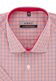 Рубашка мужская Greg 264/109/830/Z/1 оранжевая 38