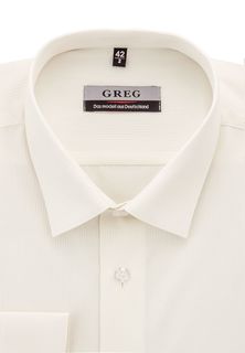 Рубашка мужская Greg 511/139/84/Z бежевая 44