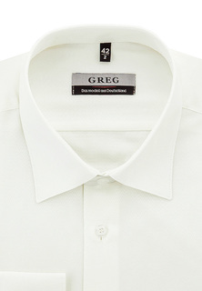 Рубашка мужская Greg 513/319/1093 бежевая 45