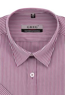 Рубашка мужская Greg 611/307/105/LV STRETCH бордовая 38