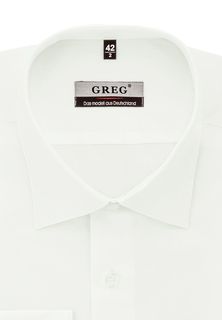 Рубашка мужская Greg 510/311/ALT/Z бежевая 44