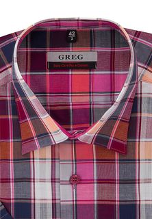 Рубашка мужская Greg 675/301/519/Z бордовая 40