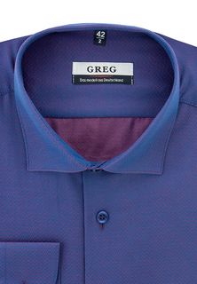 Рубашка мужская Greg 773/139/1093/Z фиолетовая 41