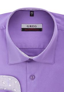 Рубашка мужская Greg 730/131/606/Z/1 фиолетовая 40