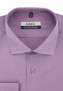 Рубашка мужская Greg 730/139/PUR/Z фиолетовая 45