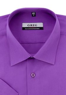 Рубашка мужская Greg 730/309/VI/Z фиолетовая 37