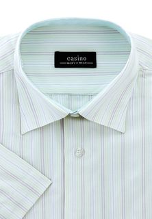 Рубашка мужская CASINO c141/0/364/Z/1 зеленая 39