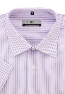 Рубашка мужская Greg Gb171/309/347/Z фиолетовая 38