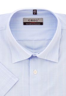 Рубашка мужская Greg Gb211/309/320/Z голубая 38