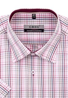 Рубашка мужская Greg Gb164/309/45/Z/P/1 розовая 39