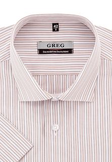 Рубашка мужская Greg Gb151/109/526/Z бежевая 39