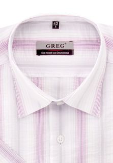 Рубашка мужская Greg Gb171/309/74/Z фиолетовая 39