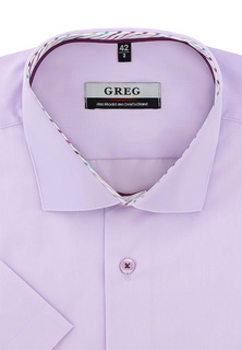 Рубашка мужская Greg 720/109/LV/Z/1p фиолетовая 38