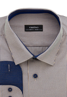 Рубашка мужская CASINO c521/157/7682/Z/1p бежевая 39