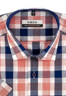 Рубашка мужская Greg 265/101/6727/Z/1_GB красная 40
