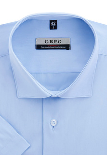 Рубашка мужская Greg 210/109/CL/Z голубая 39