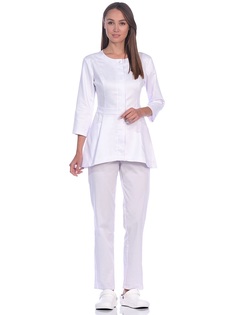 Блуза медицинская женская Med Fashion Lab 03-717-22-023 белая 50
