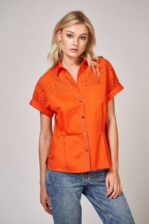 Блуза женская Laete 61573 оранжевая L