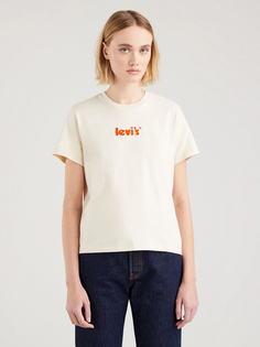 Футболка женская Levis Women Graphic Classic Tee бежевая XS Levis®