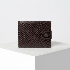 Портмоне мужское 3904415 коричневое No Brand
