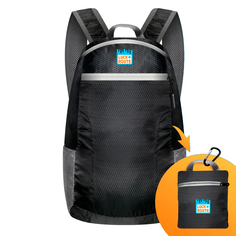 Рюкзак складной унисекс Luckroute Compact Bag черный, 50х38х16 см