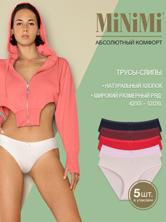 Комплект трусов женских Minimi Basic BO221 Slip разноцветных 50 RU