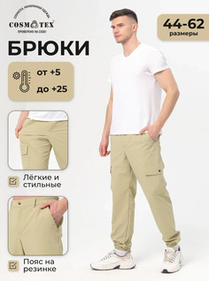 Спортивные брюки мужские CosmoTex 231424 бежевые 88-92/170-176
