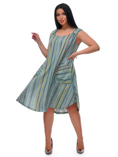 Платье женское Toontex Б62 зеленое 48 RU