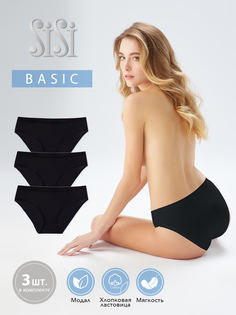 Комплект трусов женских Sisi SI7104 Slip черных XL