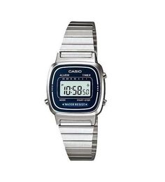 Наручные часы женские Casio LA670WA-2D серебристые