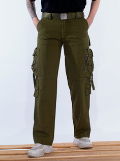 Брюки мужские Modniki 2253002 хаки 52 RU
