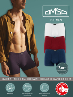 Комплект трусов мужских Omsa OmB 1233 разноцветных 4XL