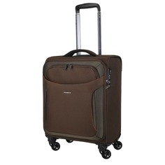 Чемодан унисекс Eberhart Pulse коричневый, 53x38,5x22 см