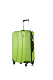 Чемодан унисекс LCase зеленый, 62.5х41.5х24.5 см