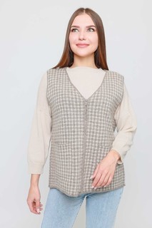 Жилет женский WoolSpirit by Khan.Cashmere rod бежевый L