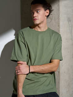 Футболка мужская Uzcotton UZ-F-Over-Pr зеленая 3XL