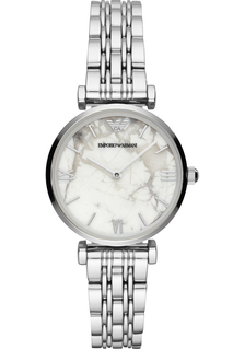 Наручные часы женские Emporio Armani Gianni T-Bar серебристые